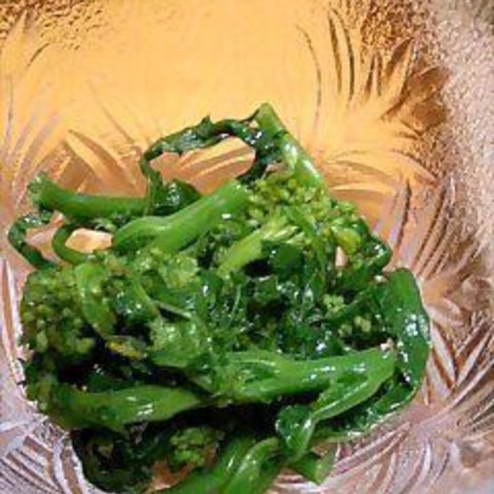 ※野草山菜料理※からし菜の塩もみ(めちゃ辛)